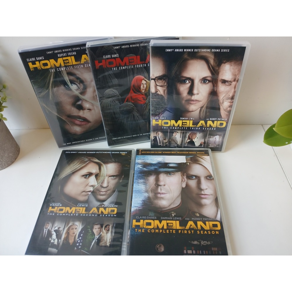 Homeland The Complete First Second Third Fourth Fifth Seasons 1-5 DVD Set Bundle
